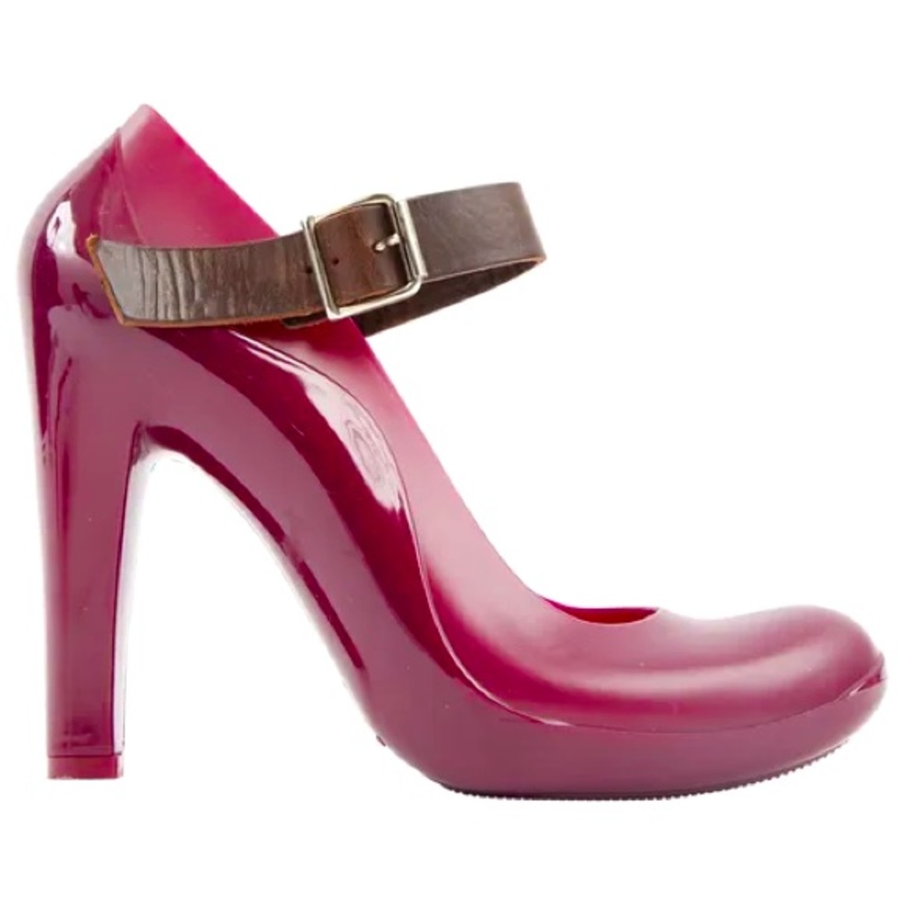 MARNI Rubber Heels with Leather Strap